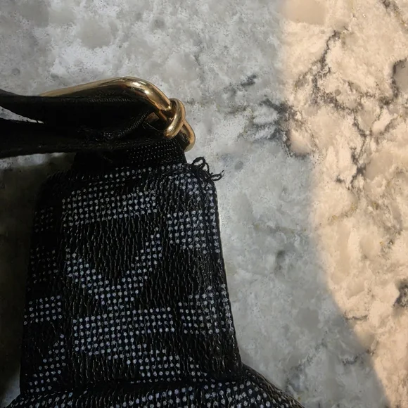 Michael Kors Black Signature MK Belt Bag with Gold Logo - Picture 8 of 12